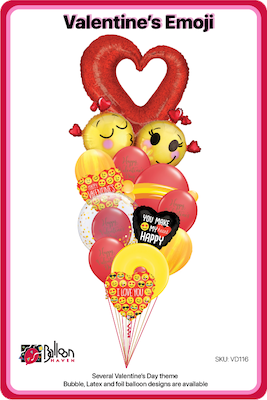 Large Valentine’s Emoji Bouquet